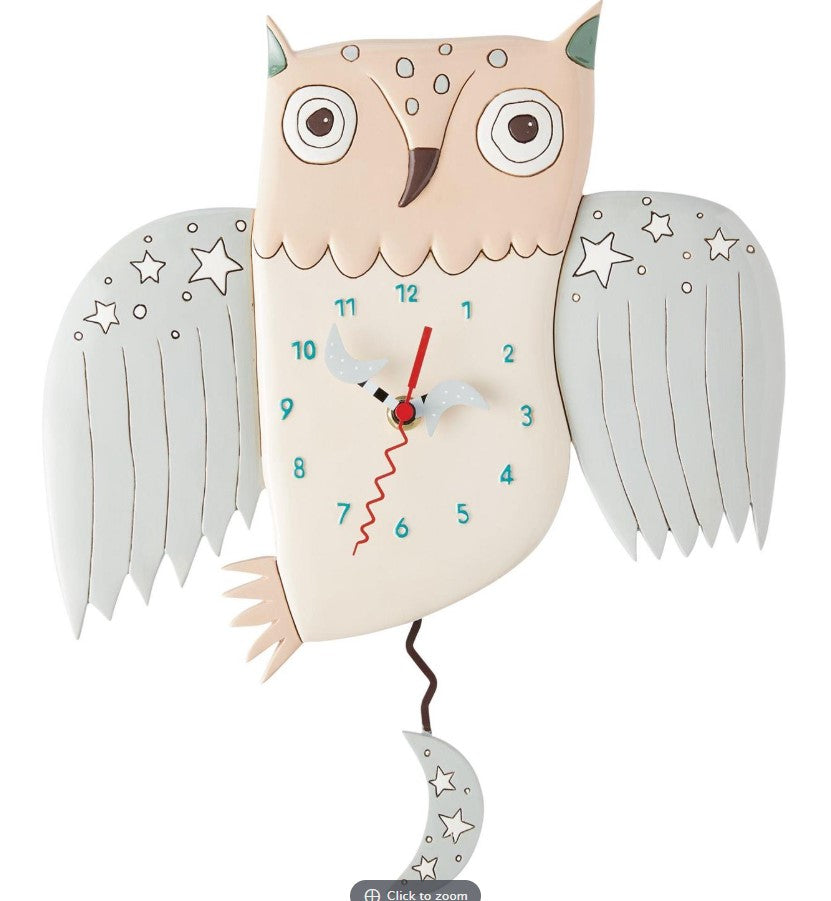 EP8217-ALLEN CLOCK : Muted Owl