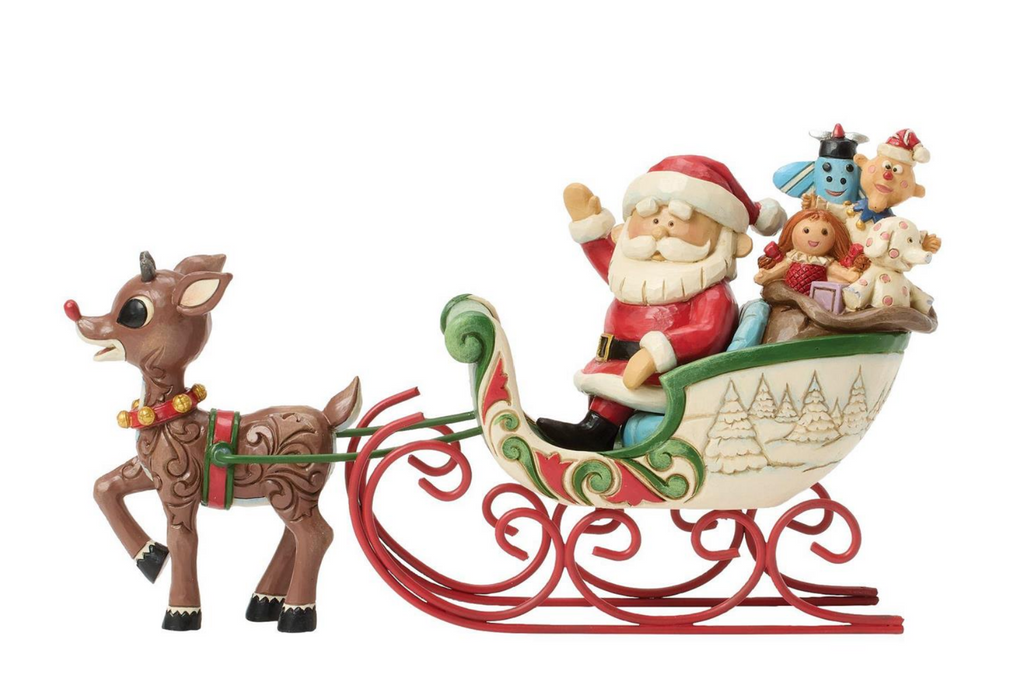 EP8516-JS Rudolph : Rudolph and Santa