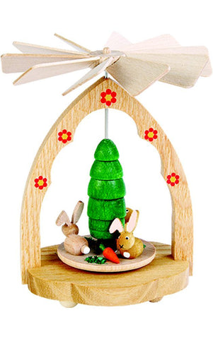 AT0328-Bunny Pyramd : 4.25 in H