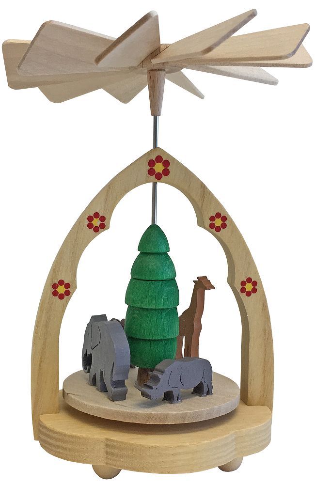 AT0332-Zoo Pyramid : 4.25 in H
