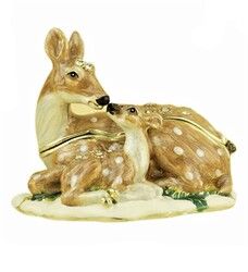 KU0003-DEER & FAWN : 2 1/4 X 3 in