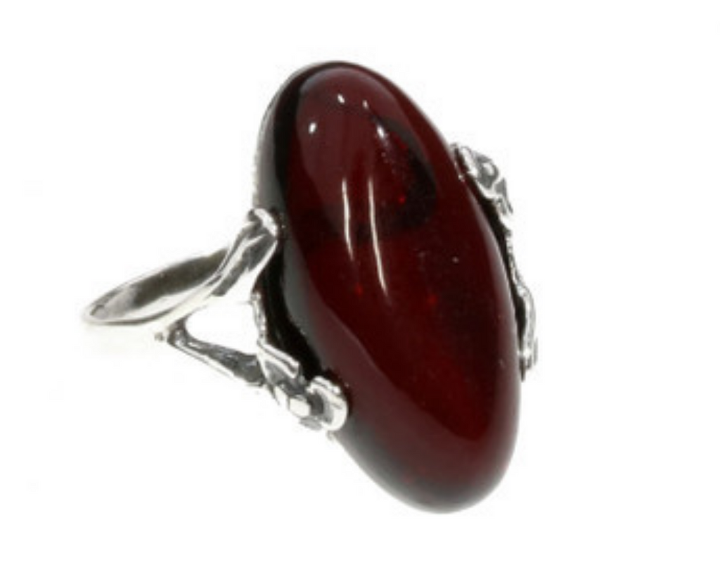 AM0156 - Cherry Amber Ring