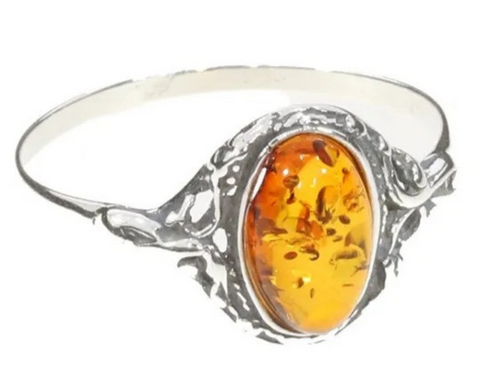 AM0249 - Cognac Amber Ring
