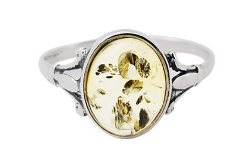 AM0255 - Citrine Amber Ring