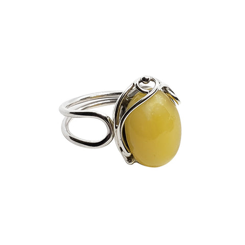 AM0284 - Butterscotch Amber Ring