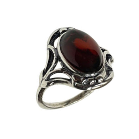 AM0287 - Cherry Amber Ring