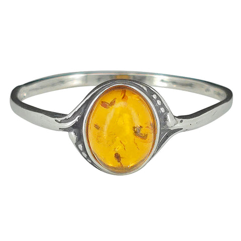 AM0296 - Cognac Amber Ring
