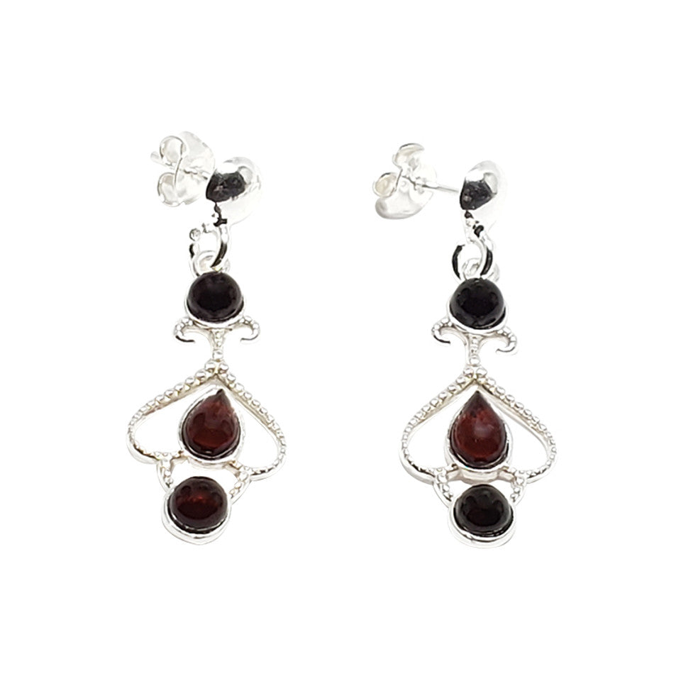 AM0299 - Cherry Amber Earrings
