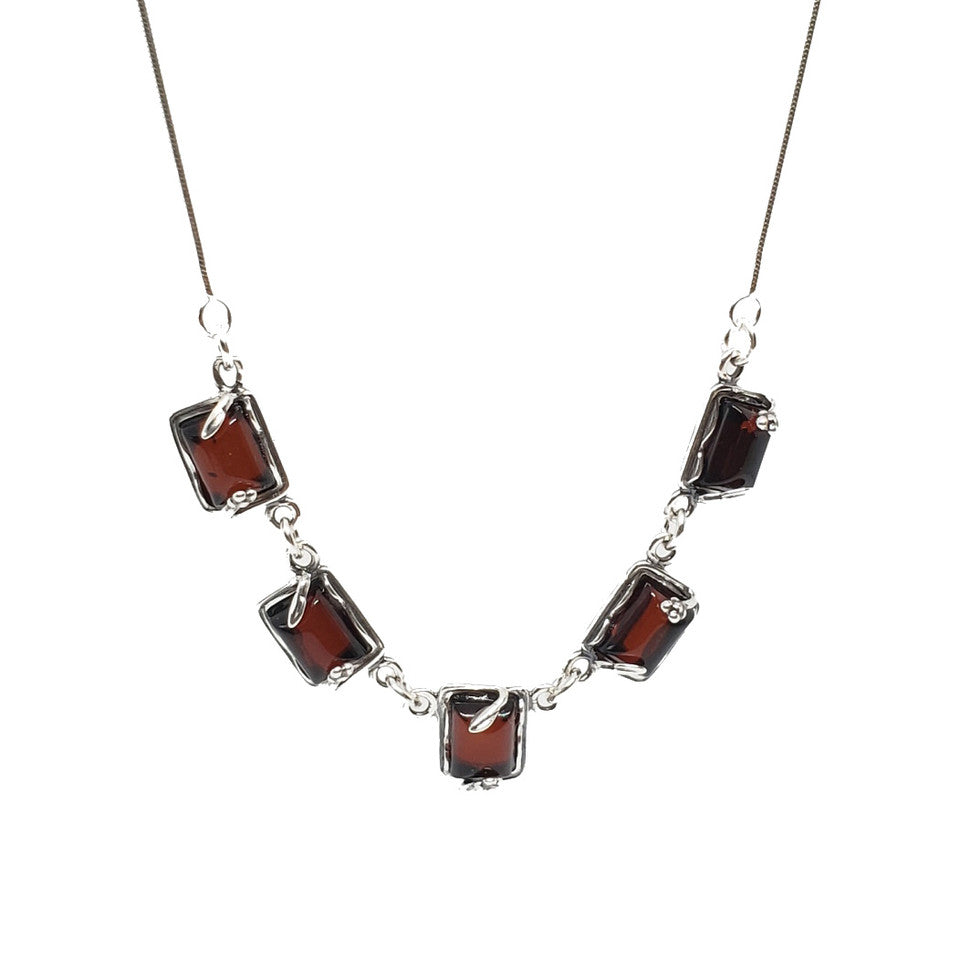 AM0306 - Cherry Amber Necklace
