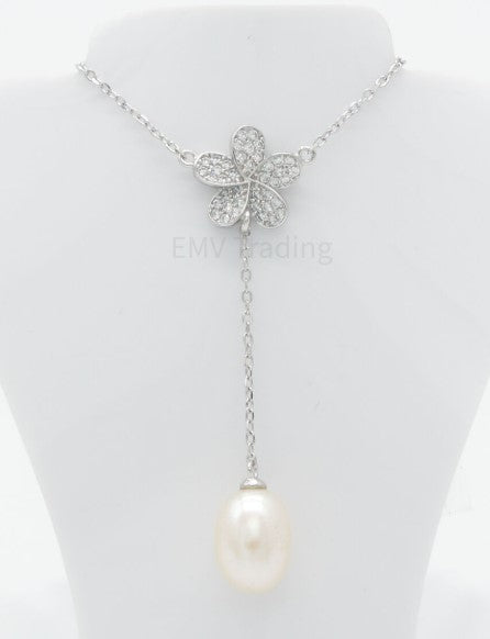 EM0283 - FWP CZ Necklace