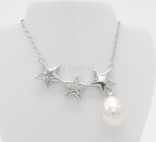 EM0285 - FWP CZ Necklace
