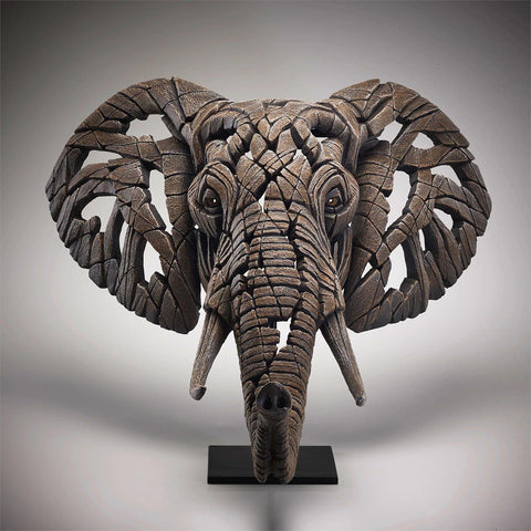 EP7767-Edges ELEPHANT BUST : 18.5 in H