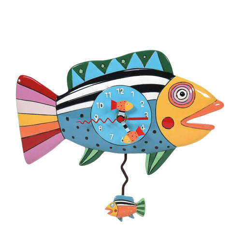 EP7857-ALLEN CLOCK : Rainbow Fish