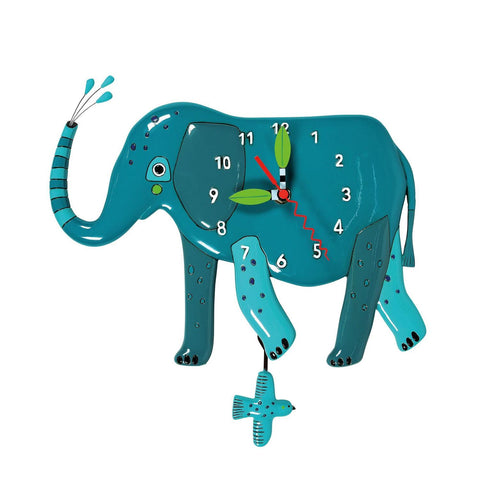 EP7858-ALLEN CLOCK : Blue Elephant