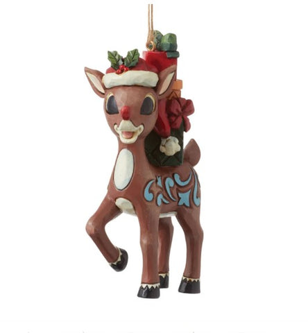 EP8205 - Rudolph Ornament : 4.13 in H