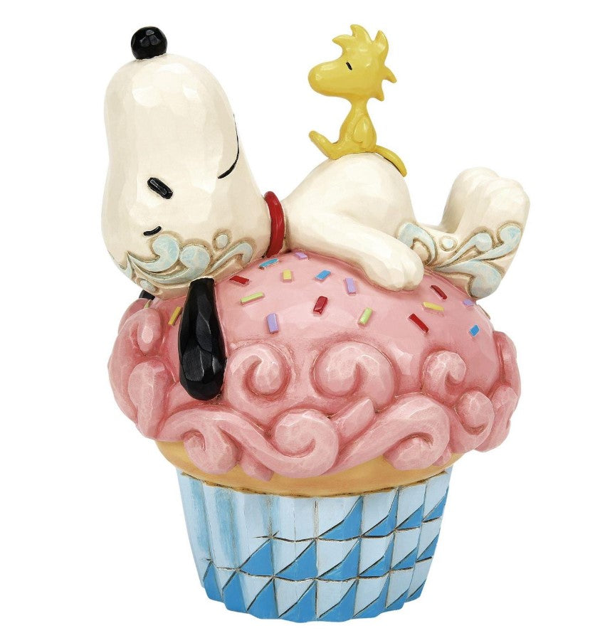 EP8292-JS Peanuts : Snoopy on Cupcake