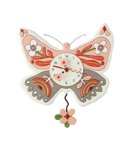 EP8324 - ALLEN CLOCK : Pink Butterfly