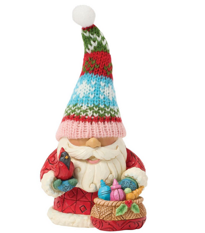 EP8474-JS GNOME : Holiday Gnome in Knit Hat