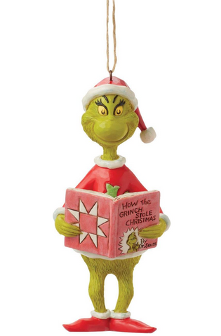 EP8478-JS GRINCH : Grinch with Book HO