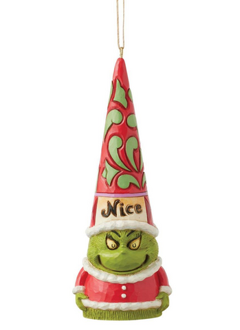 EP8479-JS GRINCH : Grinch Naughty/Nice Gnome HO