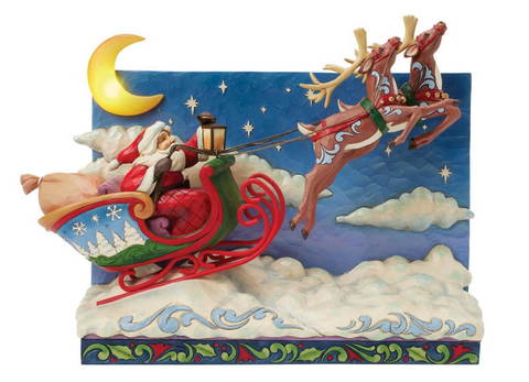 EP8494- JS SANTA : Santa Sleigh