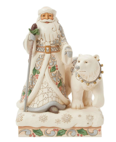 EP8498- JS SANTA : Woodland Santa & Bear