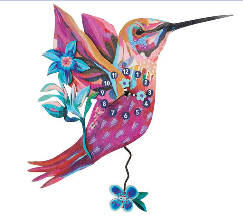 EP8696-ALLEN CLOCK : Sweet Nectar Wood Clock