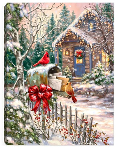 GD0014-LED Canvas : Christmas