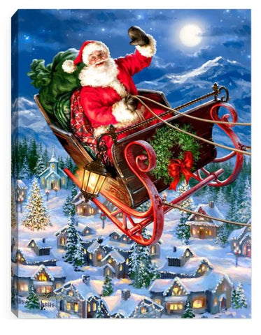 GD0022-LED Canvas : Christmas