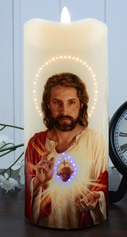 GD0108-LED CANDLE : Jesus