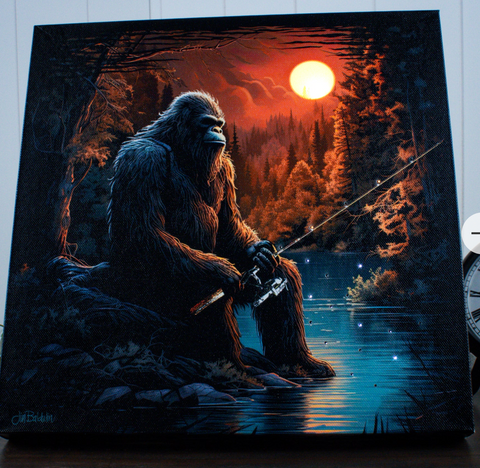 GD0113-LED Canvas : ANIMALS Bigfoot