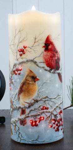 GD0121-LED CANDLE : Cardinals
