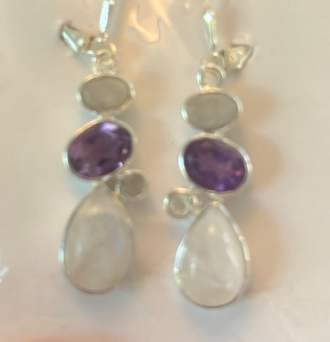 SS0405 - Moonstone with Amethyst : ER