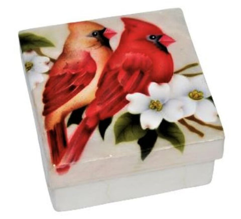 KU0158 - Capiz Box : Cardinal Couple