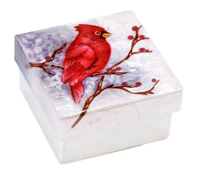 KU0167 - Capiz Box : Cardinal