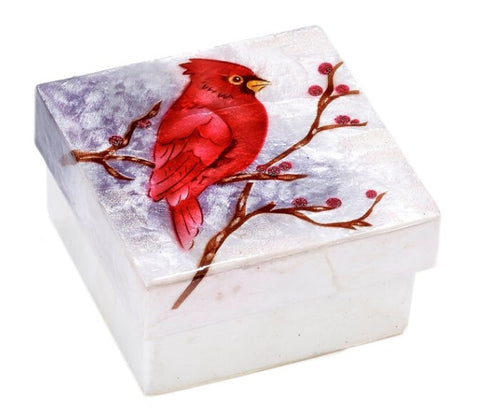 KU0167 - Capiz Box : Cardinal