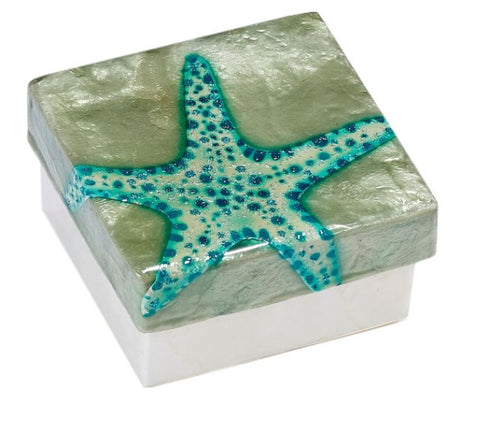 KU0177 - Capiz Box : Starfish