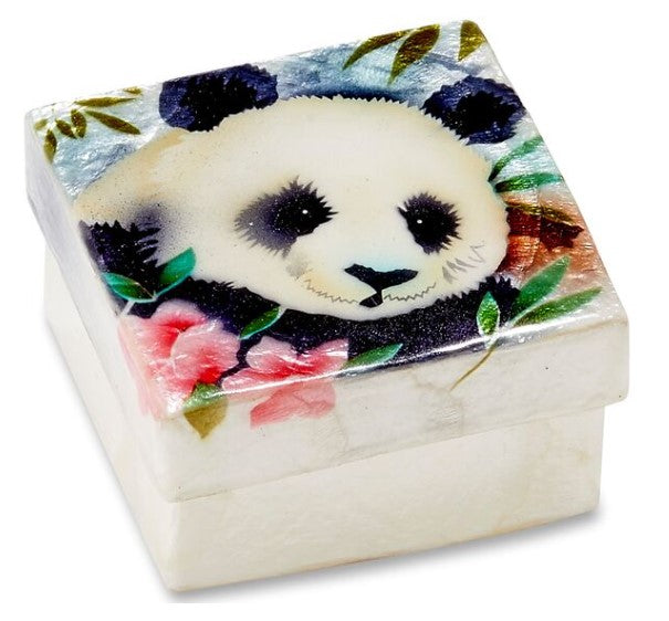 KU0187 - Capiz Box : Panda