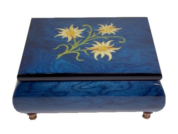 HZ0203-Blu Edelweis : 6x4.5x3 in