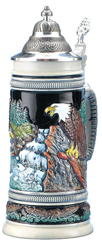 MC0244 - Stoneware : Stein w/ Lid