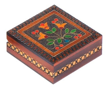 MC1887-Wood Box : Floral