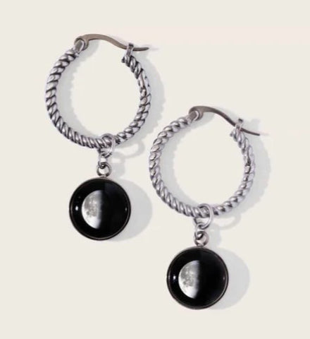 MG0140-Hoop Earrings : Dangle