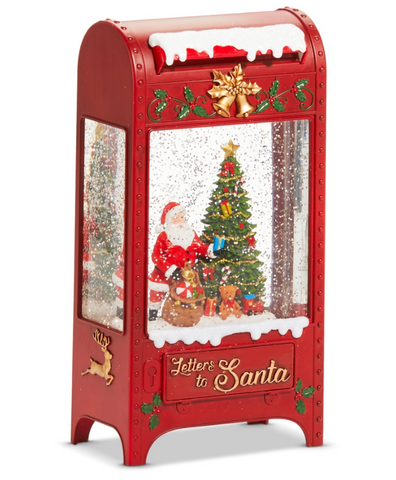 RI0270 - Lantern: Santa Lighted Mailbox