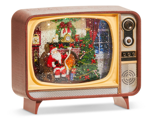 RI0272 - Lantern: Musical Santa Fireplace TV