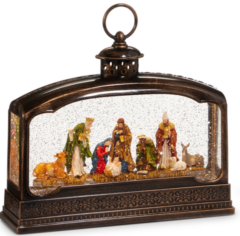 RI0274 - Lantern: Nativity Terrarium