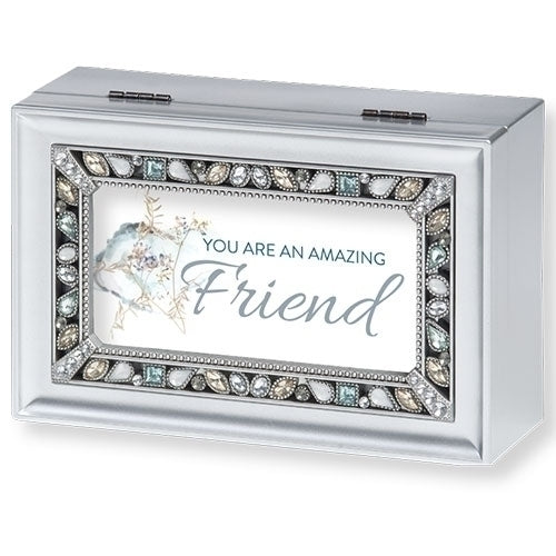 RO0360 - Small Silver : 6.125"L x 4"W x 2.625"H