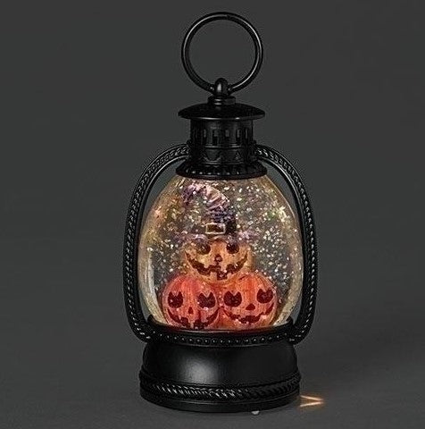 RO1395 - Lantern: Lighted Stacked Pumpkins