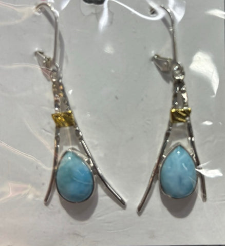 SS0397 - Larimar Earrings