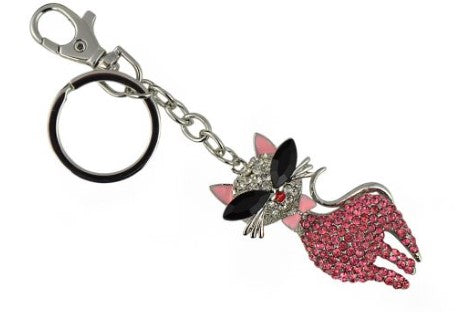 TS0077-Keychain : Lady Cat